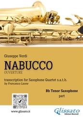 Nabucco for Saxophone Quartet (Bb Tenor part)