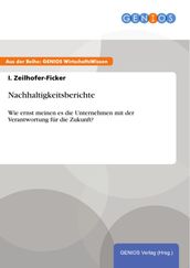 Nachhaltigkeitsberichte