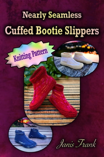 Nearly Seamless Cuffed Bootie Slippers for Adults - Janis Frank