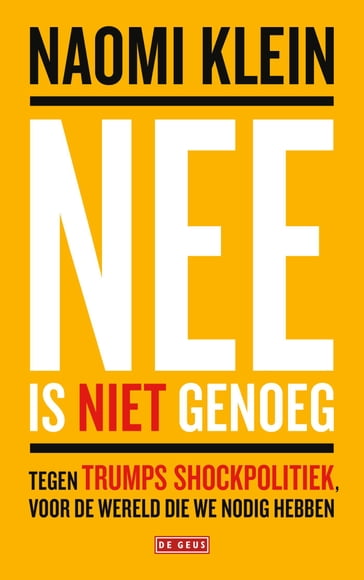 Nee is niet genoeg - Naomi Klein