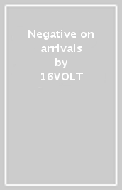 Negative on arrivals