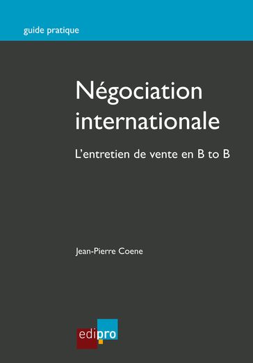 Négociation internationale - Jean-Pierre Coene