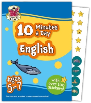 New 10 Minutes a Day English for Ages 5-7 (with reward stickers) - CGP Books