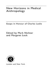 New Horizons in Medical Anthropology