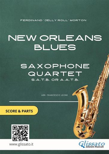 New Orleans Blues - Saxophone Quartet score & parts - Ferdinand 