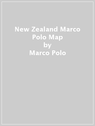 New Zealand Marco Polo Map - Marco Polo