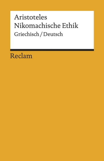 Nikomachische Ethik (Griechisch/Deutsch) - Aristoteles