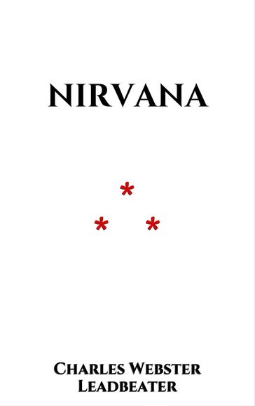 Nirvana - Charles Webster Leadbeater