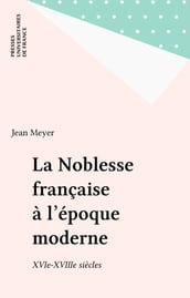 La Noblesse française à l