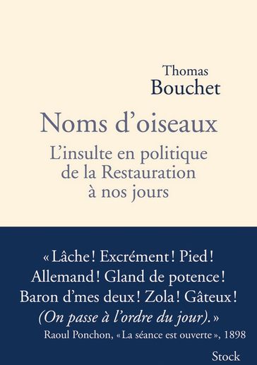 Noms d'oiseaux - Thomas Bouchet