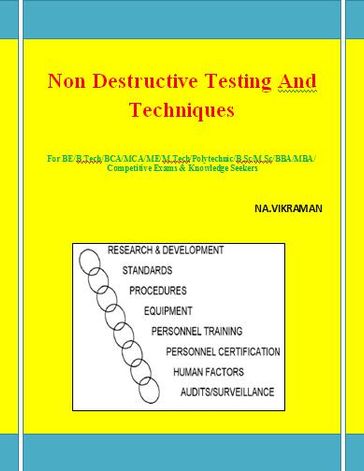 Non Destructive Testing And Techniques - Na.VIKRAMAN