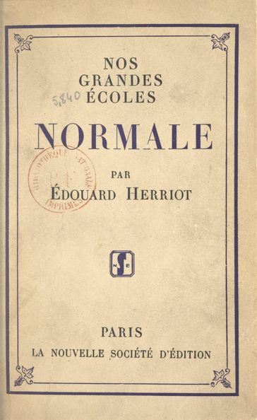 Normale - Édouard Herriot