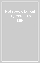 Notebook Lg Rul Hay Ylw Hard Silk