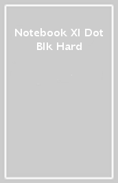 Notebook Xl Dot Blk Hard