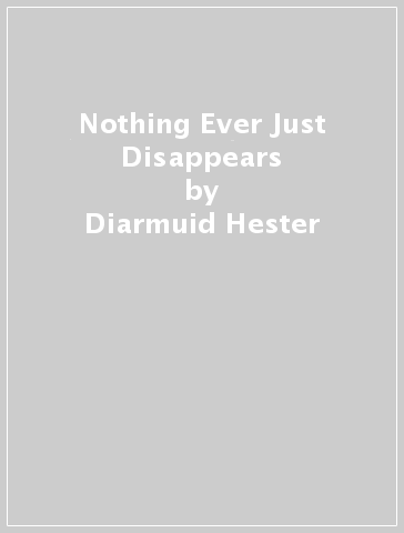 Nothing Ever Just Disappears - Diarmuid Hester