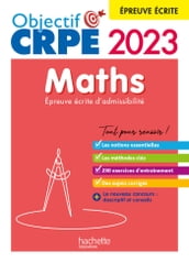 Nouveau concours CRPE 2022 - Maths, tome 1 - épreuve écrite d admissibilité (Objectif Concours)