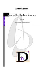 Nouvelles balzaciennes N°7