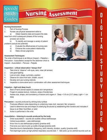 Nursing Assessment (Speedy Study Guides) - Speedy Publishing