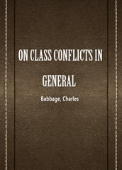 ON CLASS CONFLICTS IN GENERAL