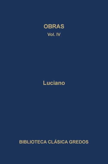 Obras IV - Luciano di Samosata