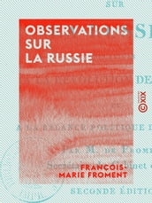 Observations sur la Russie - Relatives à la révolution de France et à la balance politique de l