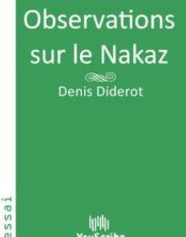 Observations sur le Nakaz - Denis Diderot