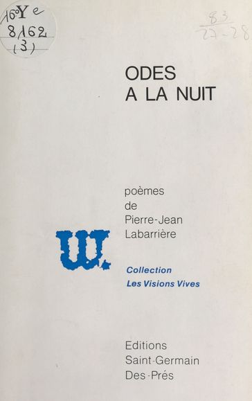 Odes à la nuit - Pierre-Jean Labarrière