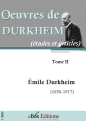 Oeuvres de Durkheim :