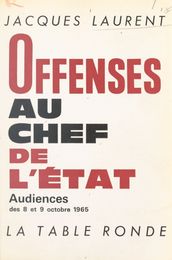 Offenses au chef de l