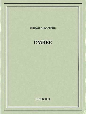 Ombre - Edgar Allan Poe