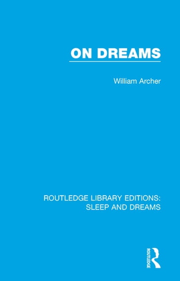 On Dreams - William Archer