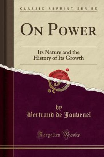 On Power - Bertrand De Jouvenel