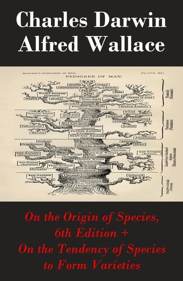 On the Origin of Species, 6th Edition + On the Tendency of Species to Form Varieties (The Original Scientific Text leading to "On the Origin of Species") - Charles Darwin - Alfred Wallace