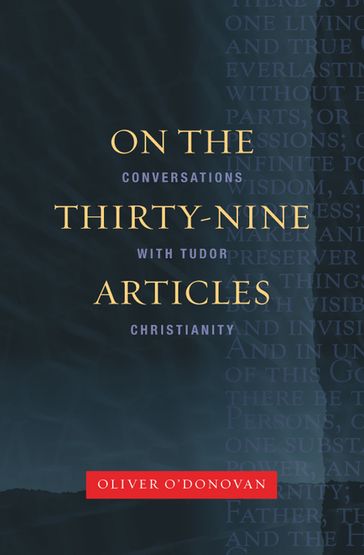 On the Thirty-Nine Articles - O