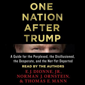 One Nation After Trump - E.J. Dionne Jr. - Norman J. Ornstein - Thomas E. Mann
