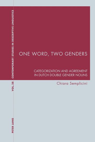 One Word, Two Genders - Chiara Semplicini - Karl Bernhardt - Graeme Davis