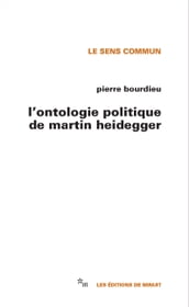 L Ontologie politique de Martin Heidegger