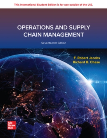 Operations and Supply Chain Management ISE - F. Robert Jacobs - Richard Chase