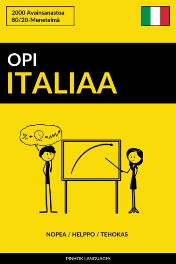Opi Italiaa: Nopea / Helppo / Tehokas: 2000 Avainsanastoa - Pinhok Languages