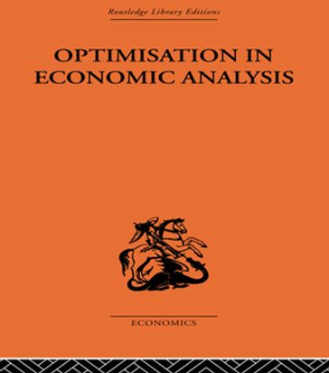 Optimisation in Economic Analysis - Gordon Mills