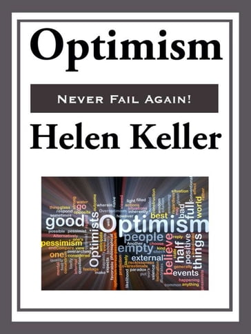 Optimism - Helen Keller