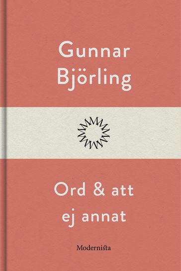 Ord och att ej annat - Gunnar Bjorling