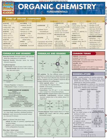 Organic Chemistry Fundamentals - Inc BarCharts