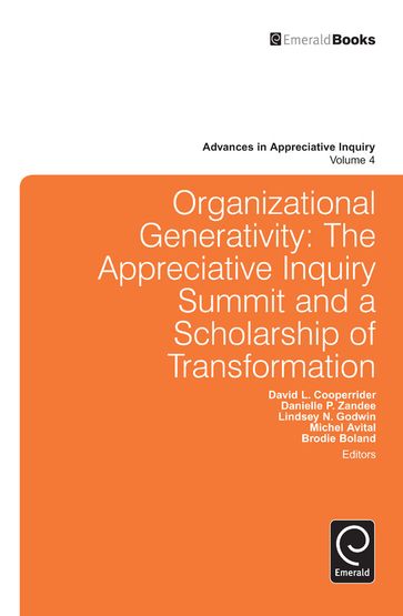 Organizational Generativity - David Cooperider - Michel Avital