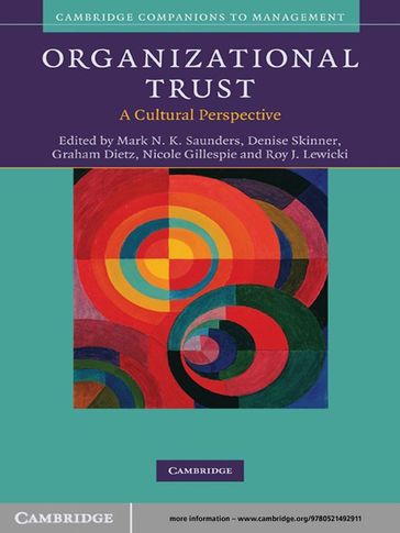Organizational Trust - Denise_Skinner - Graham_Dietz - Mark N. K._Saunders