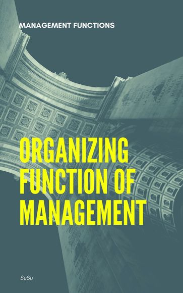 Organizing Function of Management - Susu