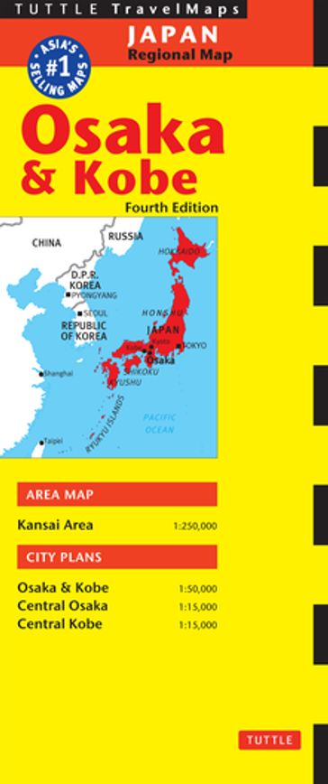 Osaka Travel Map Fourth Edition