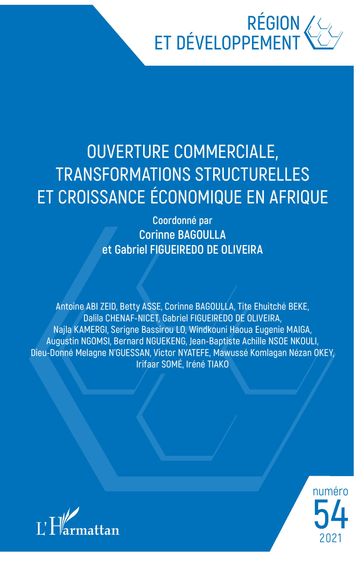 Ouverture commerciale, transformations structurelles et croissance économique en Afrique - Corinne Bagoulla - Gabriel Figueiredo De Oliveira