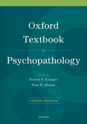 Oxford Textbook of Psychopathology - Robert F. Krueger - Paul H. Blaney
