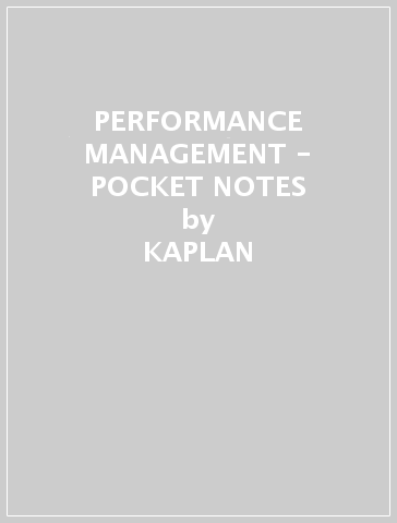 PERFORMANCE MANAGEMENT - POCKET NOTES - KAPLAN